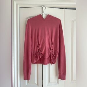 Garage Coquette Cropped Hoodie